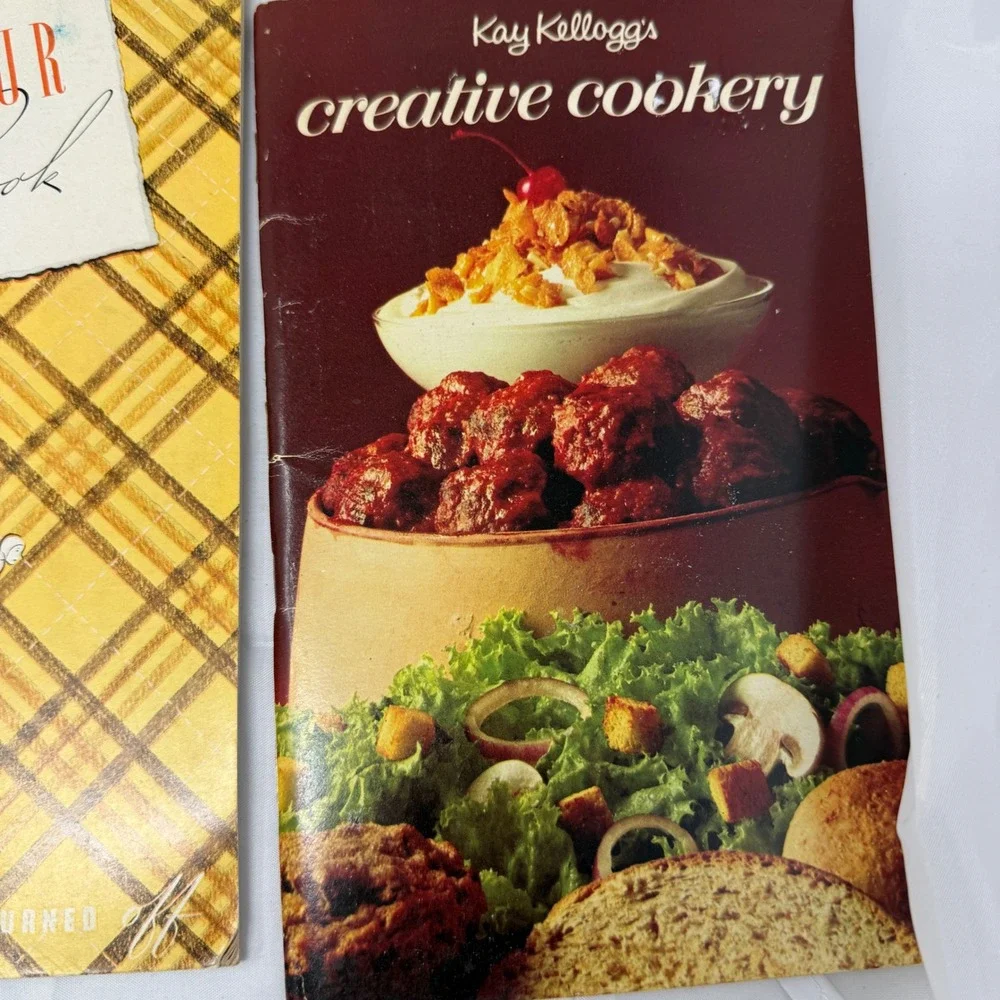 15 Vintage Cookbook Lot Betty Crocker Jell-O Martha Stewart Retro Recipes